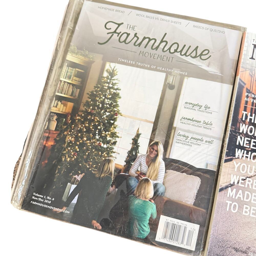 Magnolia Journal Magazine Lot Joanna Gaines Farmhouse Decor Issues Set - Picture 3 of 4
